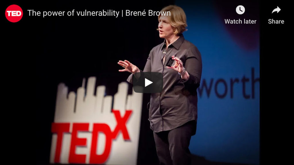 The power of vulnerability – Brené Brown