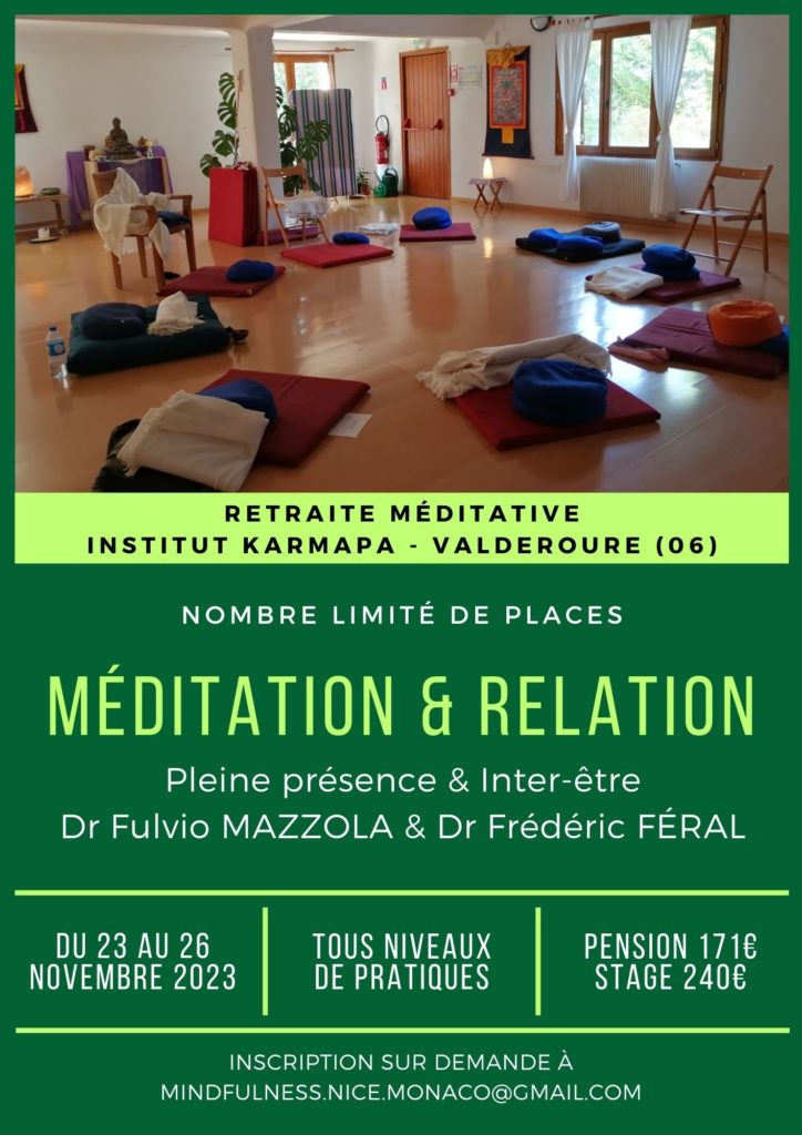 Retraite mindfulness à Karmapa (Novembre 2023)