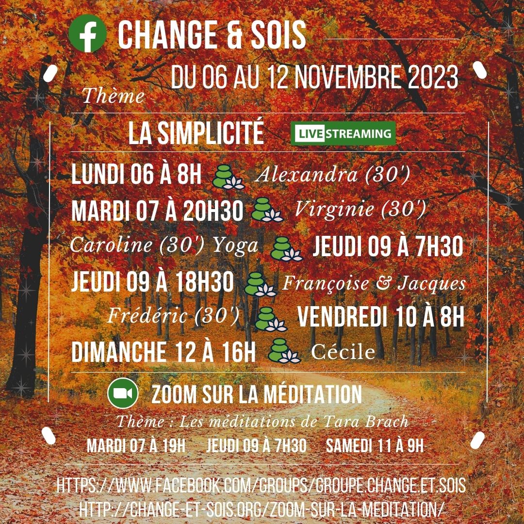 Planning C&S 06-11-2023 @Change et Sois