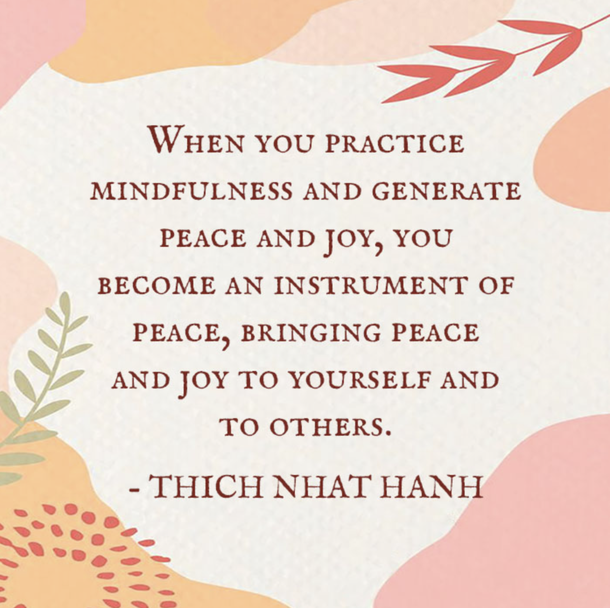 Peace and Joy - THich Nhat Hanh