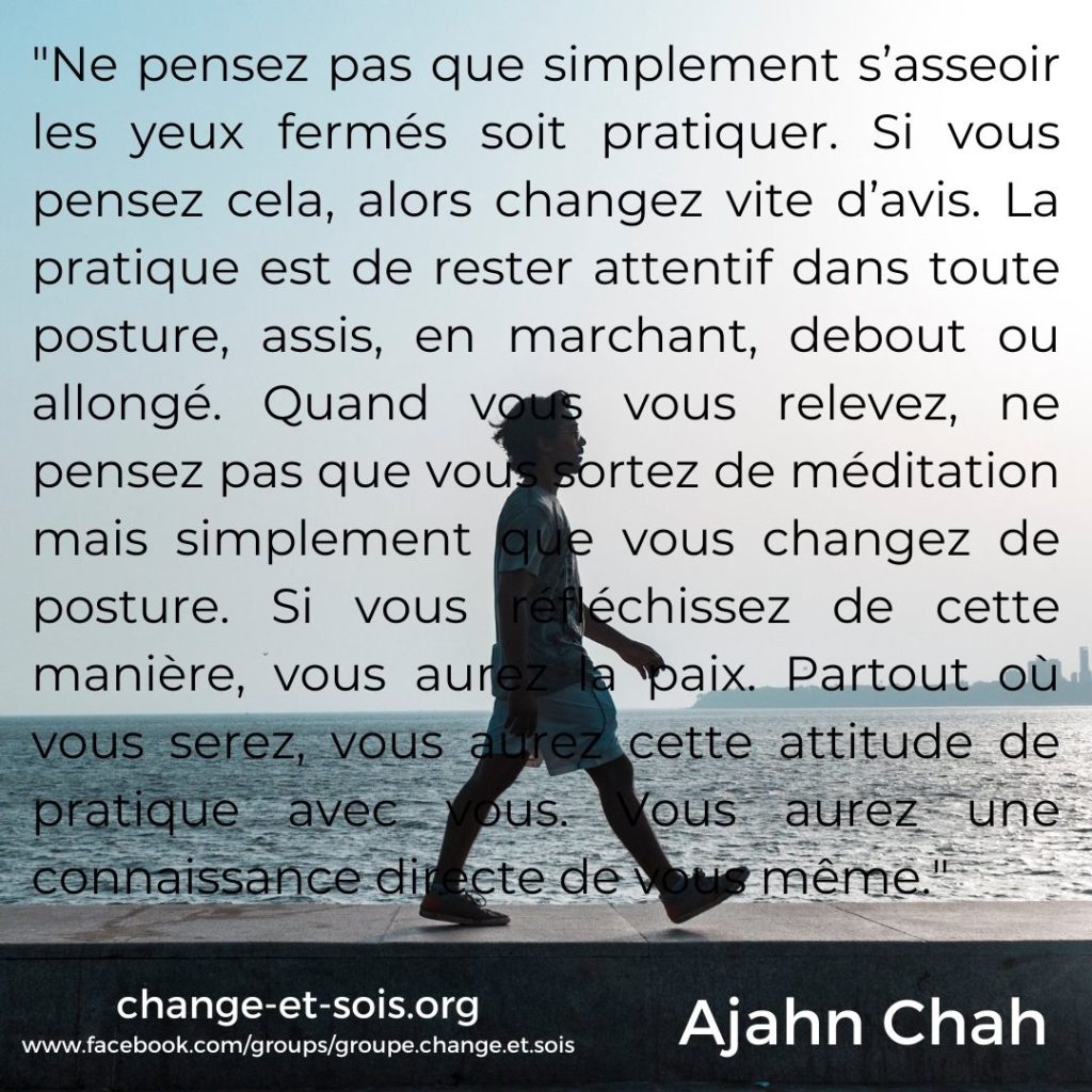 La posture méditative – Ajahn Chah