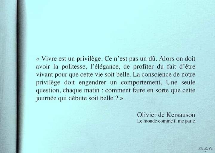 Vivre est un privilège - Olivier De Kersauson